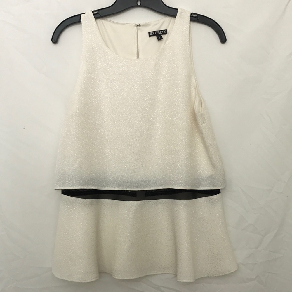 Off-white Layered Top